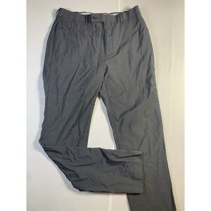 Calvin Klein Men's Slim Fit Black Dress Pants Size 34x32 EUC Polyester Blend